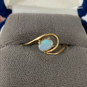 JB Robinson Vintage Natural Opal Ring Circa 1985